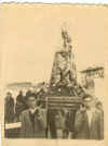   1950 - Visita de La Virgen de La Pea de Francia. Portando (visibles): Cayo y Faustino (fallecidos)    