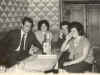 1963 -  Dos jvenes parejas: Csar, Teresa, Manolo y Gaspara en el salln de baile de ta Damiana- Foto de Csar y Teresa