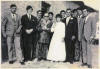   Boda de Jose/Rose. De Izq. a dcha: Juan-Jos, Eloy. Melquiades, Miguel Ruano, Alfredo, Andrs, ??, y Francisco?  